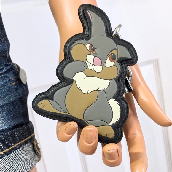 Coach Disney Thumper Keychain Bag Charm NWT - Picture 2 of 5
